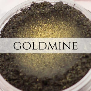 Eyeshadow Sample Goldmine Black with Gold Shimmer