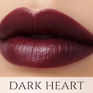 Vegan Lipstick Sample - "Dark Heart" (dark purple wine lipstick) all natural mineral makeup