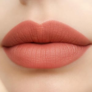 Matte Peach Lipstick - &quot;Pumpkin&quot; light salmon orange vegan natural lipstick