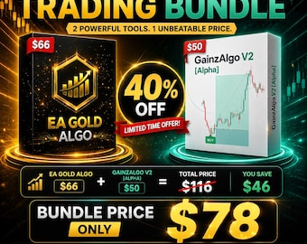 EA Gold Algo + GainzAlgo V2 Trading Bundle | Forex Gold Signals Indicator Pack