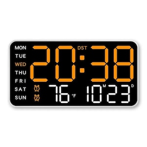Digital wall clock