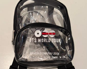 De BTS Arirang concerttas/rugzak, geïnspireerd op de K-popgroep BTS.