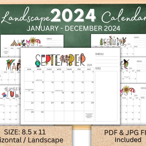 Christmas Calendar Printable Etsy