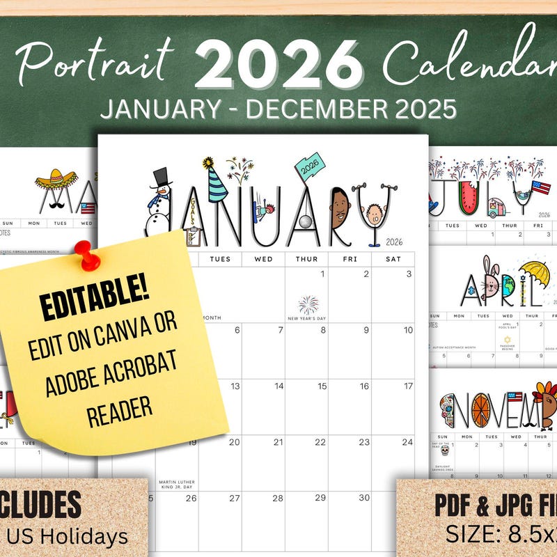 2026 Digital Planner Fun - Etsy