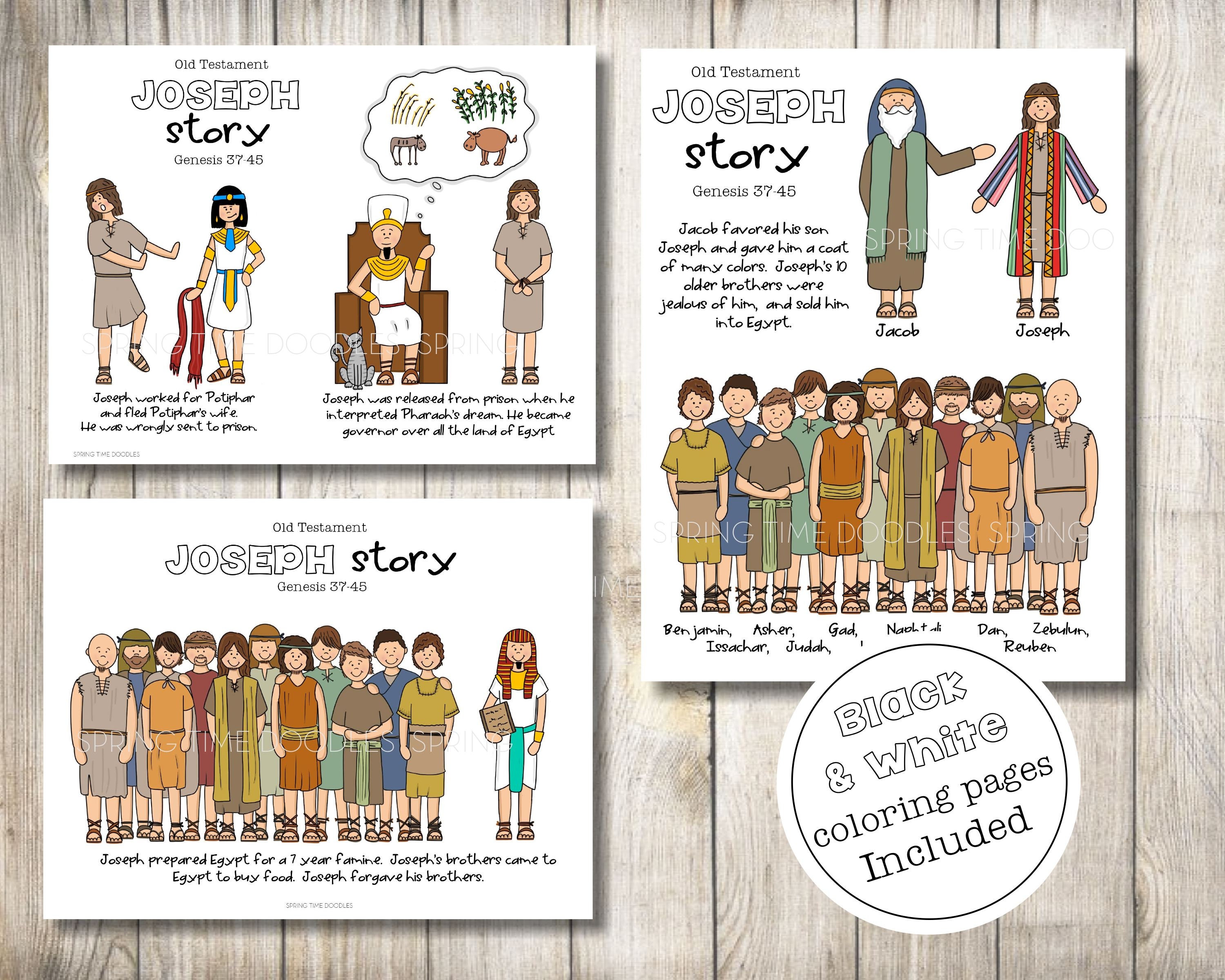 joseph-old-testament-paper-puppets-felt-stories-come-follow-etsy