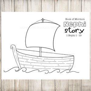 Nephi Scripture Story Printable, Clipart, Puppets, Felt Board - Instant ...