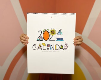 2024 Calendar, Wall calendar 8.5x11 size & 11x14 size (SOLD OUT)