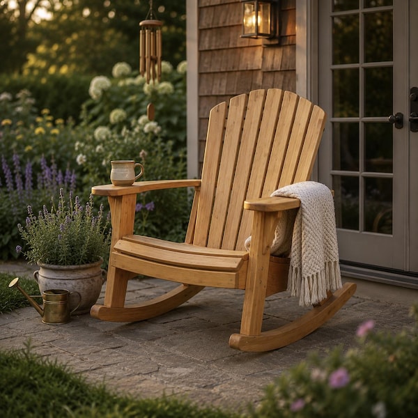 Adirondack Rocking Chair DIY Plans | Outdoor Wooden Rocker | Complete Woodworking PDF | Digital Download