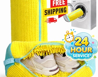 Durable Shoe Washing Machine Bag, Protects Sneakers, Casual Shoes, Laundry Cleaner