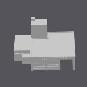 Model Railroad Fire Station – N Scale 3D Printed Miniature Building #4