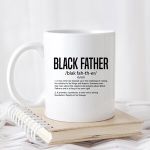 11 oz Ceramic Coffee Mug- Black Father Definition