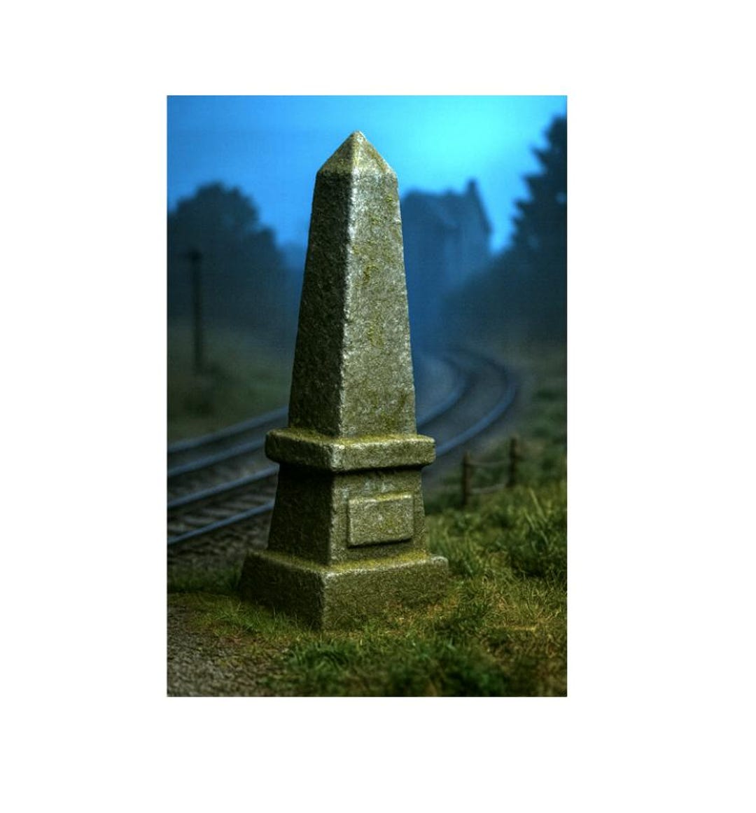 HO & N Scale Model Railroad Tombstone – Miniature Gravestone for Train ...