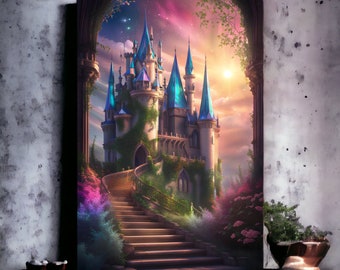 Acrylic Full Color Print- Fantasy Castle