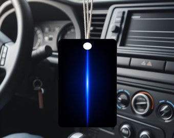 Blue Line Air Freshener- Car Air Freshener, Vehicle Air Freshener, Custom Air Freshener