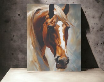 Acrylic Full Color Print- Horse Head