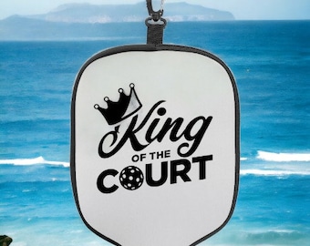 Pickleball Racket Cover- King of the Court