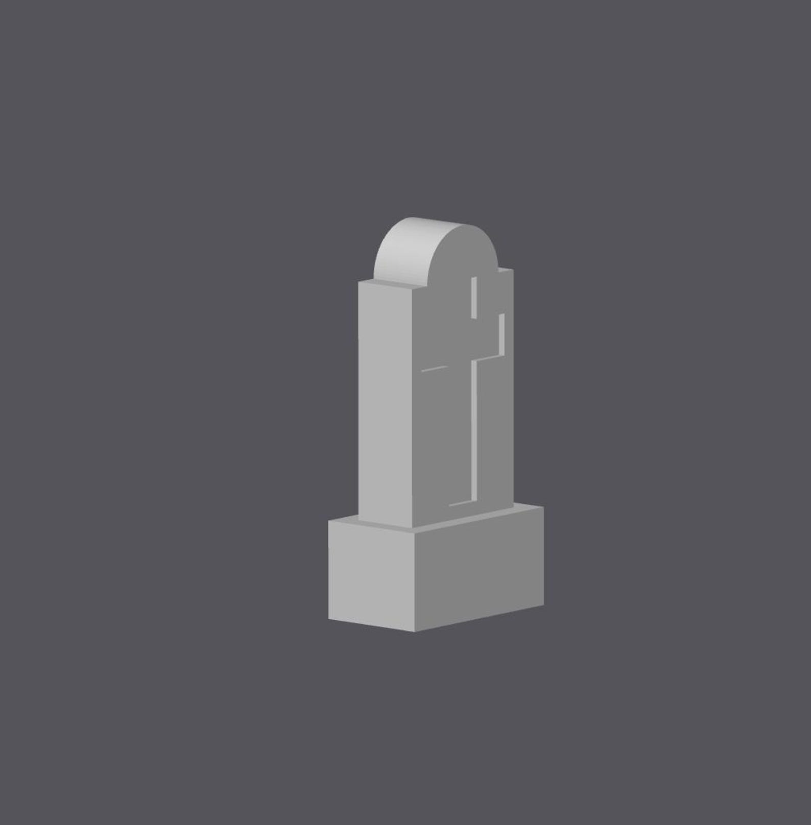 HO & N Scale Model Railroad Tombstone – Miniature Gravestone for Train ...