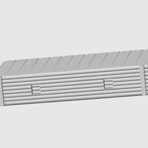Model Railroad Log Cabin Model N Scale (no assembly)