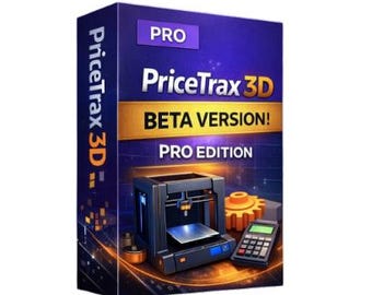 PriceTrax3D BETA Pro — Full 3D Printing Pricing & Workflow Software | Beta Price | First 10 Only | Windows | Try Free 7 Days