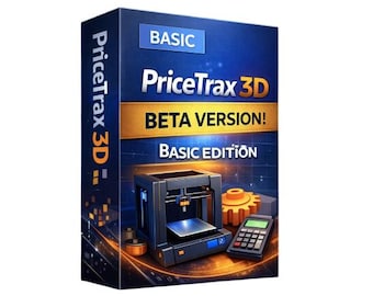 PriceTrax3D BETA Basic — 3D Printing Pricing Software | Beta Tester Price | First 10 Only | Windows 10/11 | Try Free 7 Days