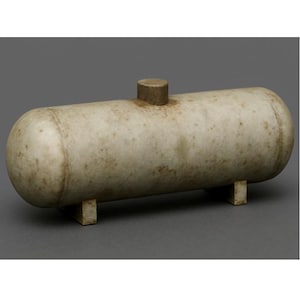 Model Railroad Propane Tanks – N Scale 3D Printed Miniature Set of 2