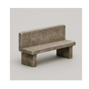 Model Railroad Benches N Scale (no assembly)- SET OF 2