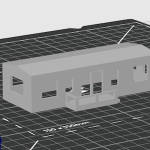 Modelleisenbahn Wohnwagen Maßstab N (kein Zusammenbau)