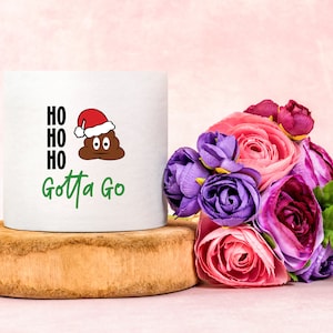 Ho Ho Ho Devo andare / Rotolo di carta igienica / Arredamento bagno / Accenti per la casa / Bagno / Arredamento novità