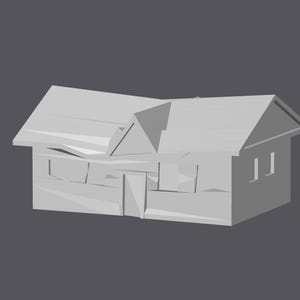Modelleisenbahn verlassenes Haus Spur N (ohne Montage)