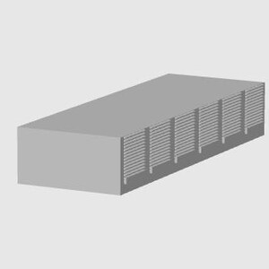 Model Railroad Mini Storage Buisness N Scale (no assembly)