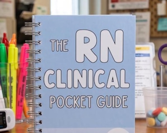 RN Klinischer Taschenführer - Pflegeschüler-Grundlagen & neue Grad-Referenz - Klinische Spickzettel - Med Surg, Lab-Werte, Pflegehinweise PDF