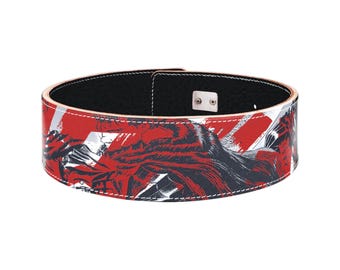 Berserk aangepaste gewichthefriem | Gepersonaliseerde anime-powerlifting | Fitness-gymriem