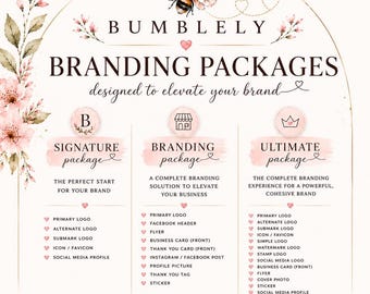 Custom Business Branding Package | Logo, Social Media, Flyer, Card (Digital)