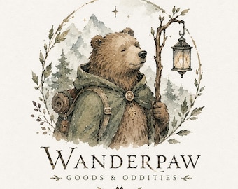 Custom Fantasy Logo Design, Magical Business Identity, Elegant Branding (Premade)
