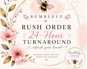 Rush Order Logo Design | 24 Hour Custom Branding (Add-On)