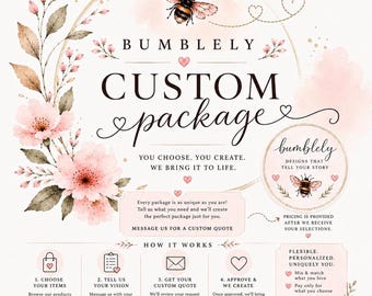 Custom Branding Package | Feminine Small Business Design, Personalized Quote