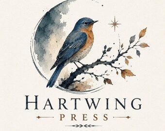 Mystical Fantasy Logo Design, Elegant Business Branding, Fantasy Identity (Premade)