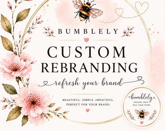 Custom Rebranding Service | Logo Refresh | Shop Branding | Business Rebrand | Brand Identity Design