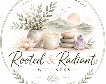 Watercolor Business Artwork | Elegant Logo Design