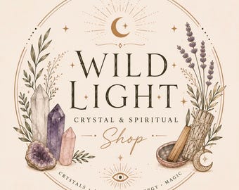 Custom Boho Logo Design | Elegant Feminine Brand Identity