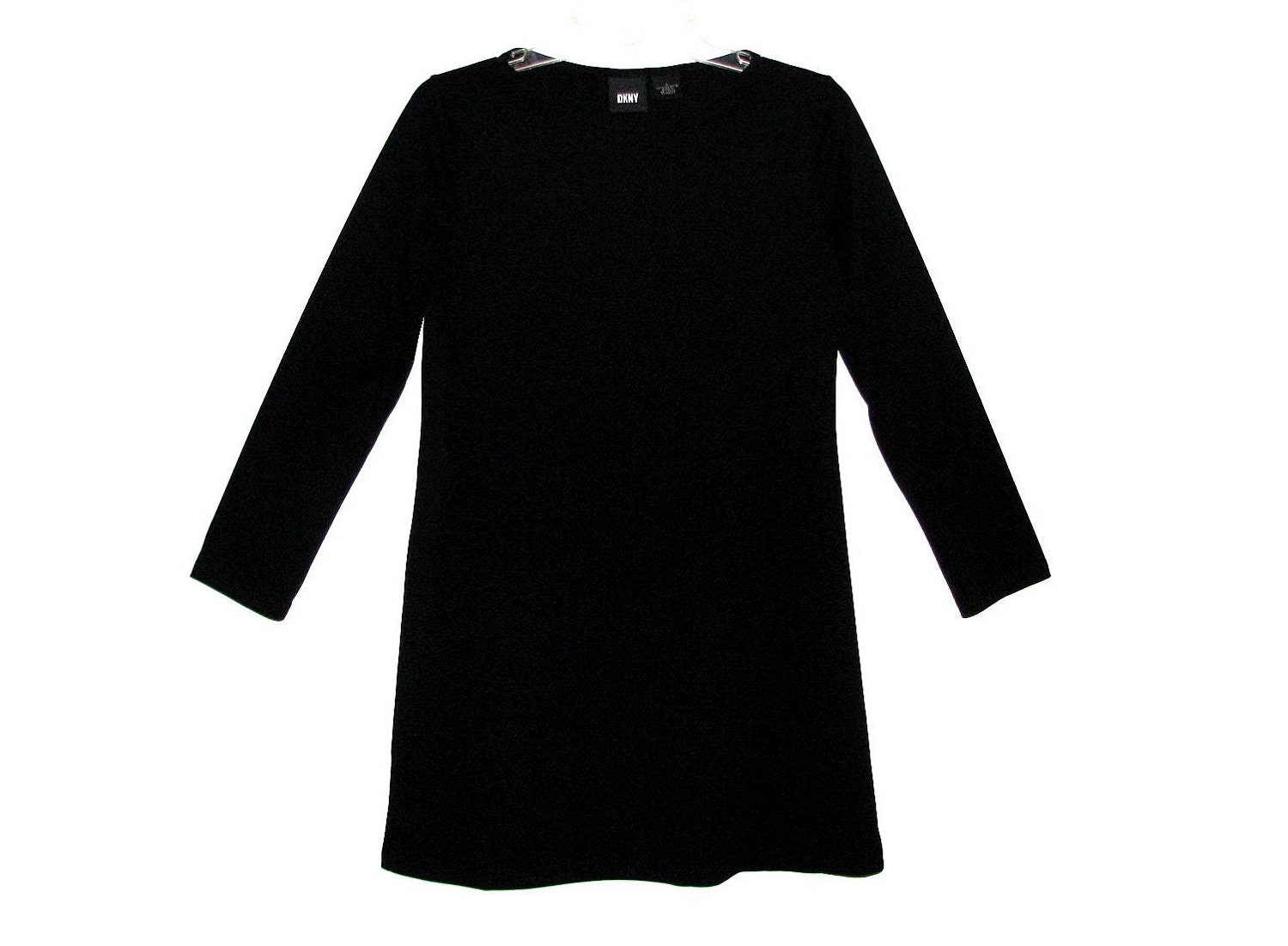 Vintage 90s DKNY Black Long Sleeve Mini ...