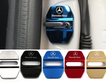 4 pieces Mercedes-Benz car door stainless steel door lock cover