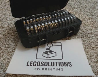 Gold eagle Storage Box / Heavy Duty case holds 30 coins (Capsules included)