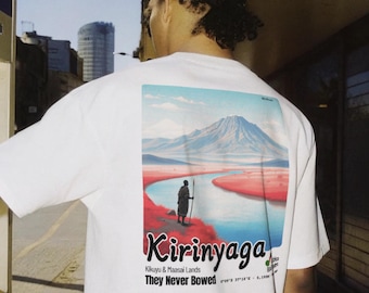 T-Shirt Kirinyaga  | Mont Kenya | Vêtement Décolonial Histoire Africaine | Art anticolonial | Cadeau Panafricain