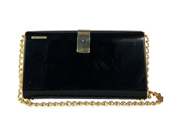 Vintage Black Bakelite Clutch Bag – Italian Shoulder Bag