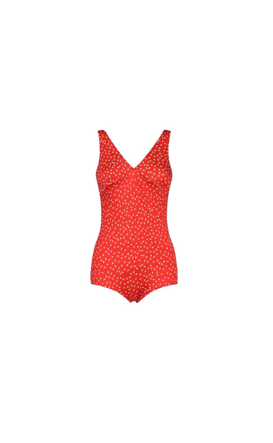 red beachwear