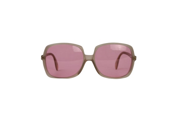 Silhouette Vintage Pink Lenses Sunglasses - 70’s … - image 1