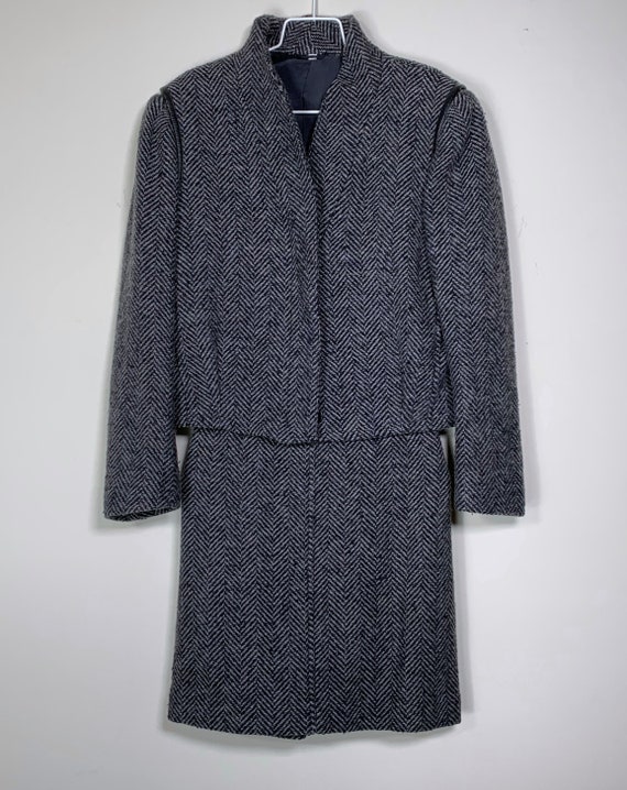 Vintage Wool Woman Suit - 80's Vintage Suit For H… - image 3