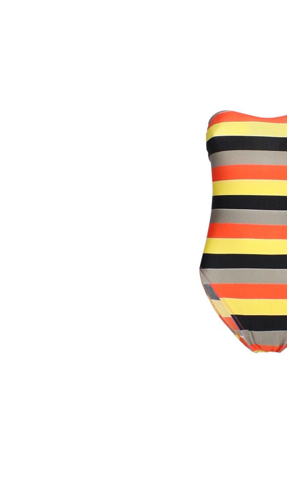 Pierre Cardin Vintage Woman's Swimsuit-  Striped … - image 4