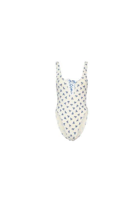 Vintage Woman's BodySuit- 90s Vintage Beachwear -